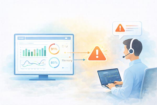 パフォーマンス監視のイメージ