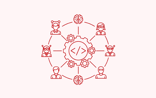 マルチエージェントシステムを示すアイコン